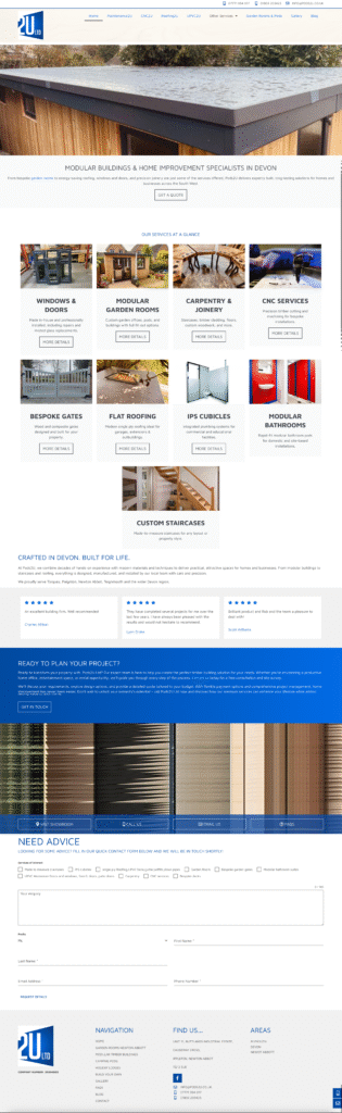 Pods2u homepage